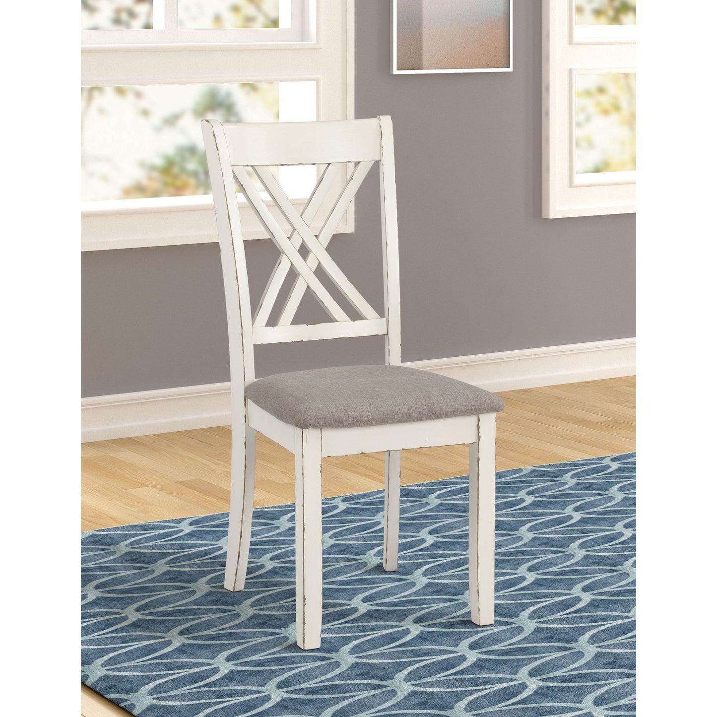 Coaster Furniture Fortress 190721 7-piece Rectangular Dining Set - Vintage Vanilla IMAGE 8