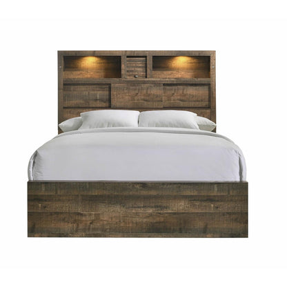  Elements International Bailey BY520TB Twin Bookcase Bed with Bluetooth IMAGE 2