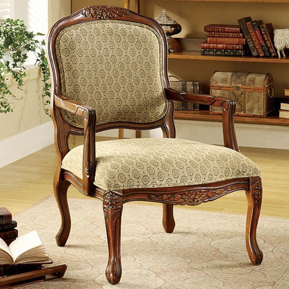  Furniture of America Quintus Stationary Fabric Accent Chair CM-AC6919 IMAGE 2