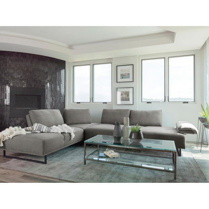 Coaster Furniture Arden 508888 Upholstered Sectional Sofa with Adjustable Back - Taupe IMAGE 8
