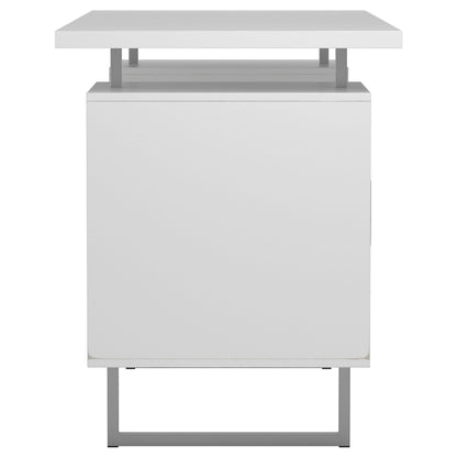 Coaster Furniture Lawtey 803521 60-inch 2-Drawer Computer Desk - White High Gloss IMAGE 10