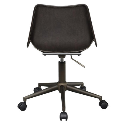 Coaster Furniture Carnell 803378 Upholstered Adjustable Home Office Desk Chair - Brown IMAGE 5