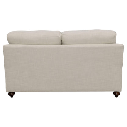 Coaster Furniture Glenn 511095 Upholstered English Arm Loveseat - Light Grey and Grey IMAGE 6