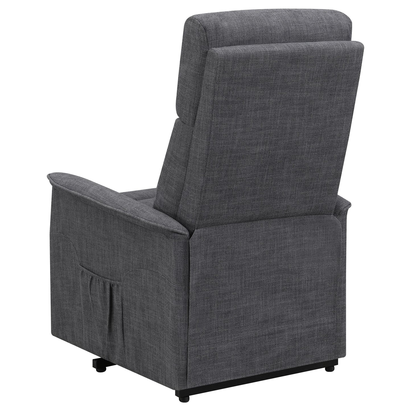 Coaster Furniture Herrera 609406P Upholstered Power Lift Massage Chair - Charcoal IMAGE 7