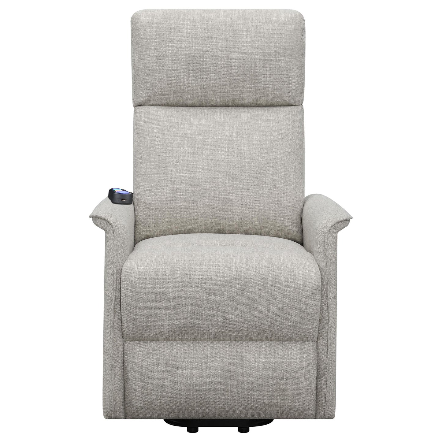 Coaster Furniture Herrera 609407P Upholstered Power Lift Massage Chair - Beige IMAGE 5