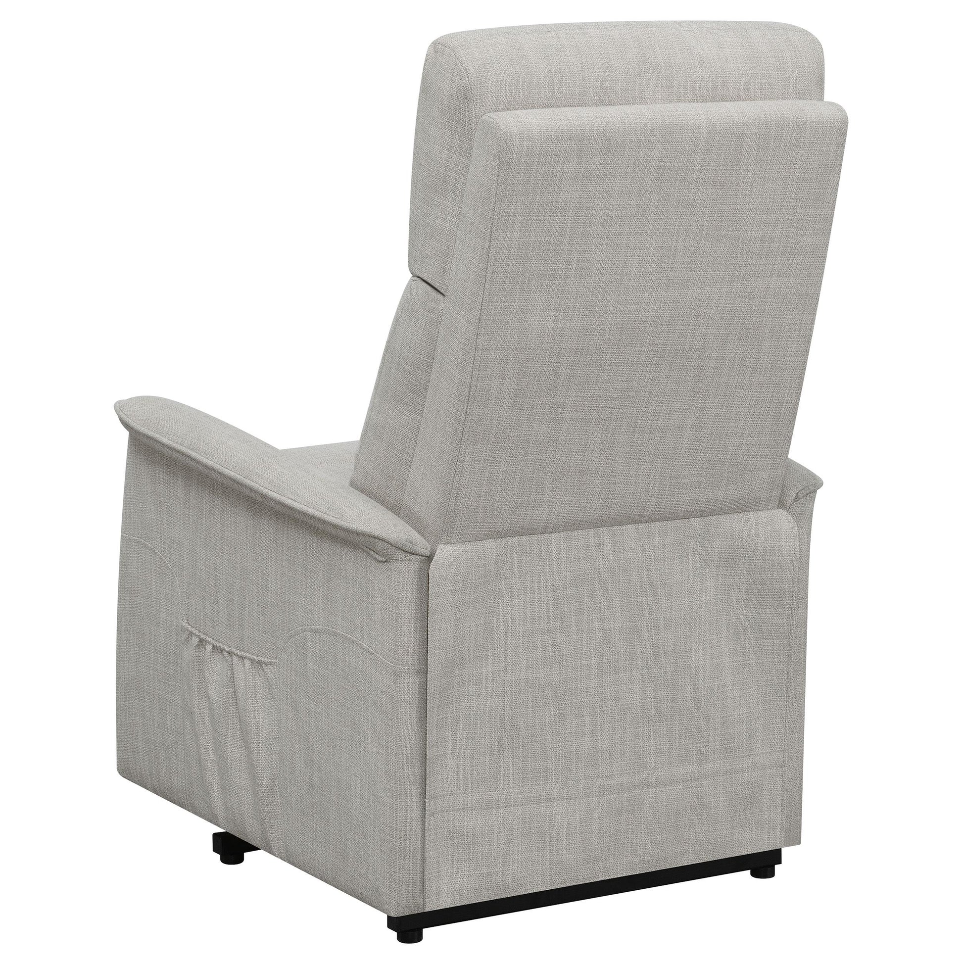 Coaster Furniture Herrera 609407P Upholstered Power Lift Massage Chair - Beige IMAGE 7