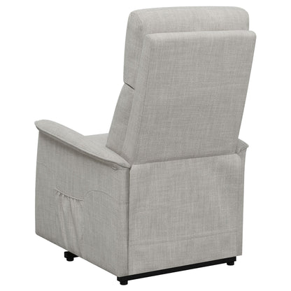 Coaster Furniture Herrera 609407P Upholstered Power Lift Massage Chair - Beige IMAGE 7
