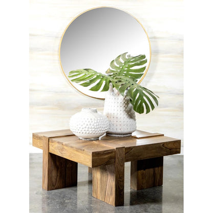 Coaster Furniture Samira 724138 Square Solid Wood Coffee Table - Natural Sheesham IMAGE 6