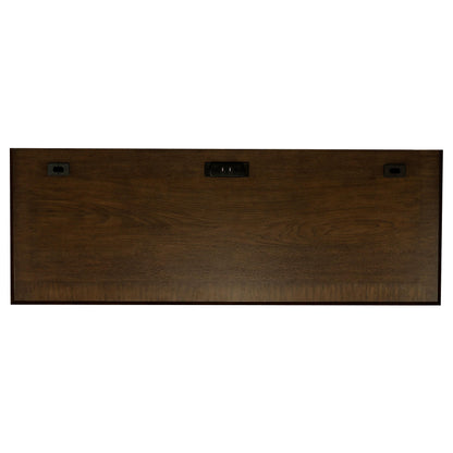  Coaster Furniture Hartshill 881282 66-inch 5-Drawer Credenza Office Desk - Burnish Oak IMAGE 10