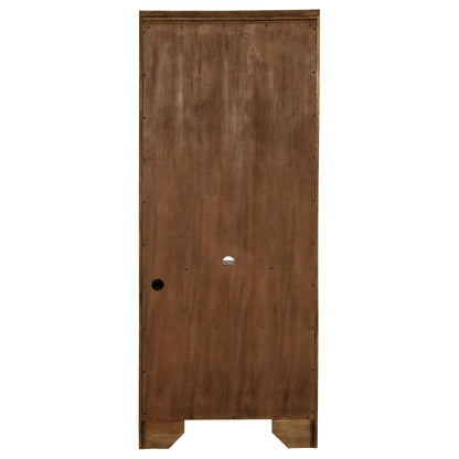  Coaster Furniture Hartshill 881286 78-inch 3-shelf Cabinet Bookcase - Burnished Oak IMAGE 6