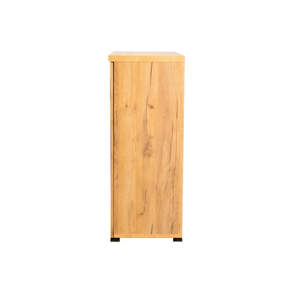 Coaster Furniture Bristol 951107 6-shelf Engineered Wood Shoe Cabinet - Golden Oak IMAGE 2