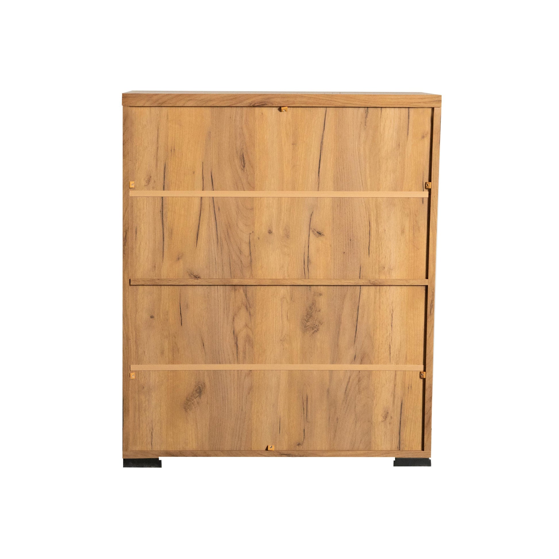 Coaster Furniture Bristol 951107 6-shelf Engineered Wood Shoe Cabinet - Golden Oak IMAGE 3