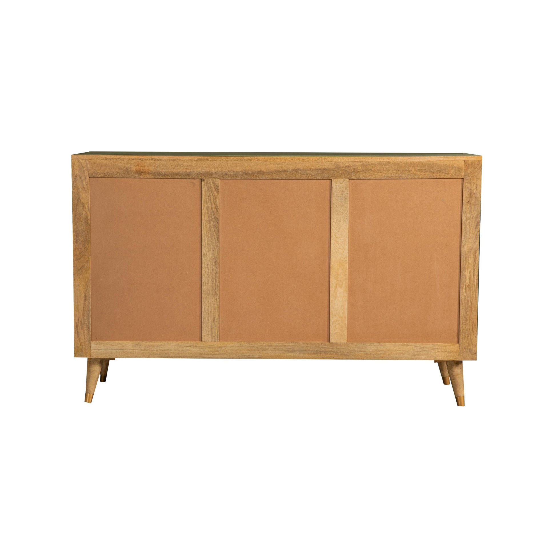 Coaster Furniture Alyssum 953460 3-door Mango Wood Accent Cabinet - Natural IMAGE 2