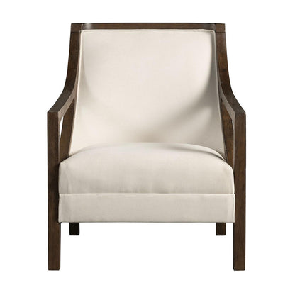 Elements International Hopkins UHK525101E Accent Chair - Natural/Espresso IMAGE 2