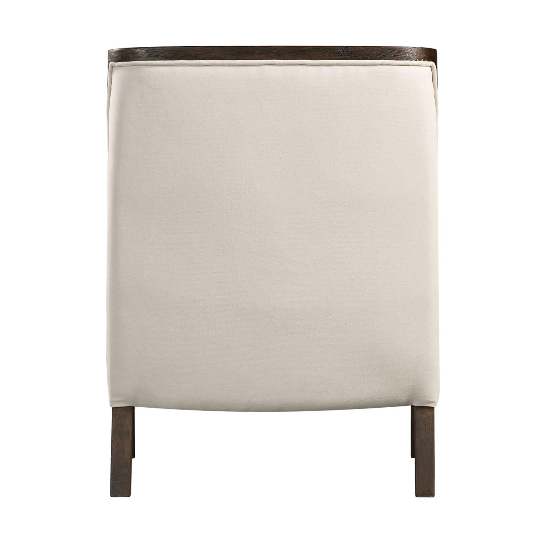 Elements International Hopkins UHK525101E Accent Chair - Natural/Espresso IMAGE 4