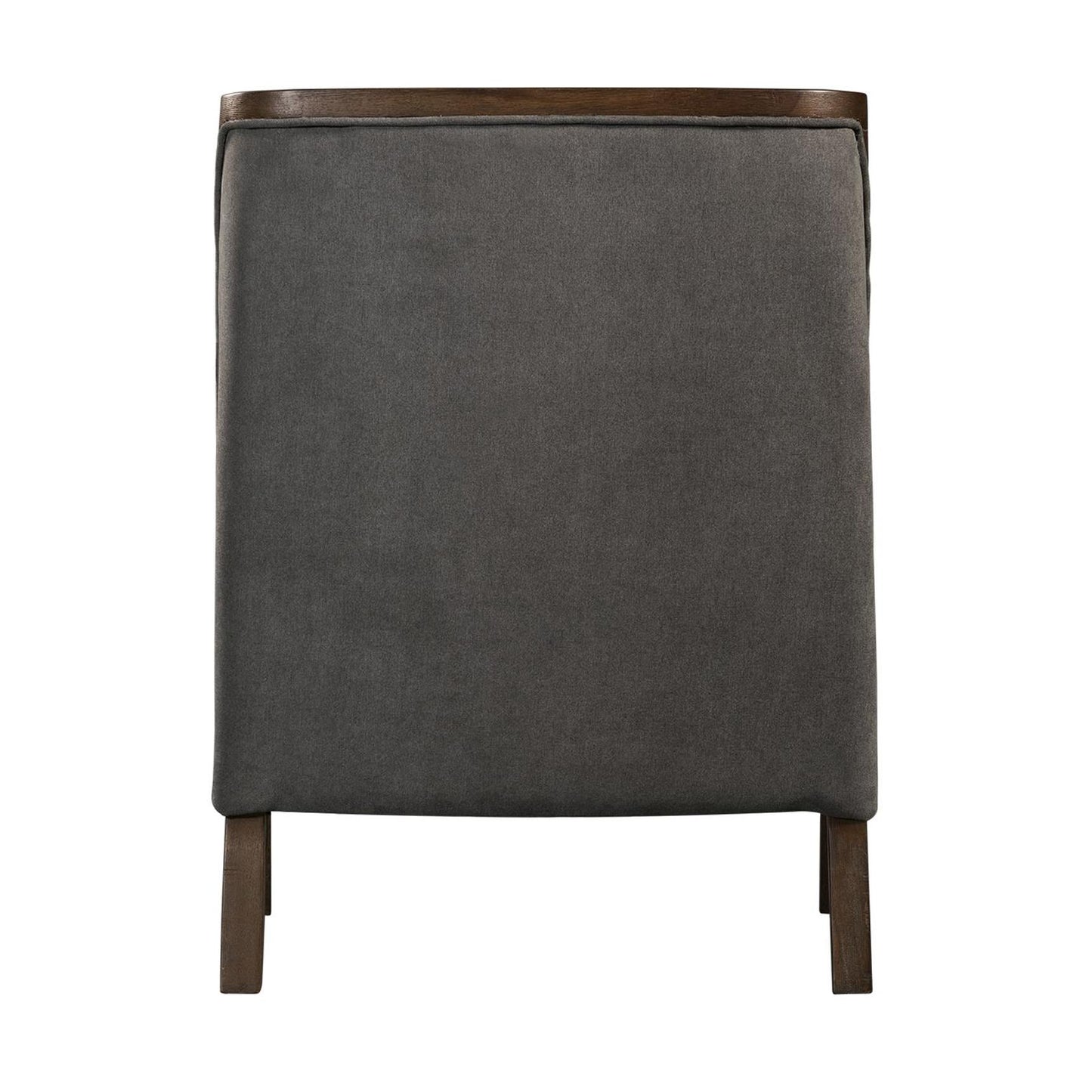  Elements International Hopkins UHK526101E Accent Chair - Charcoal/Espresso IMAGE 4