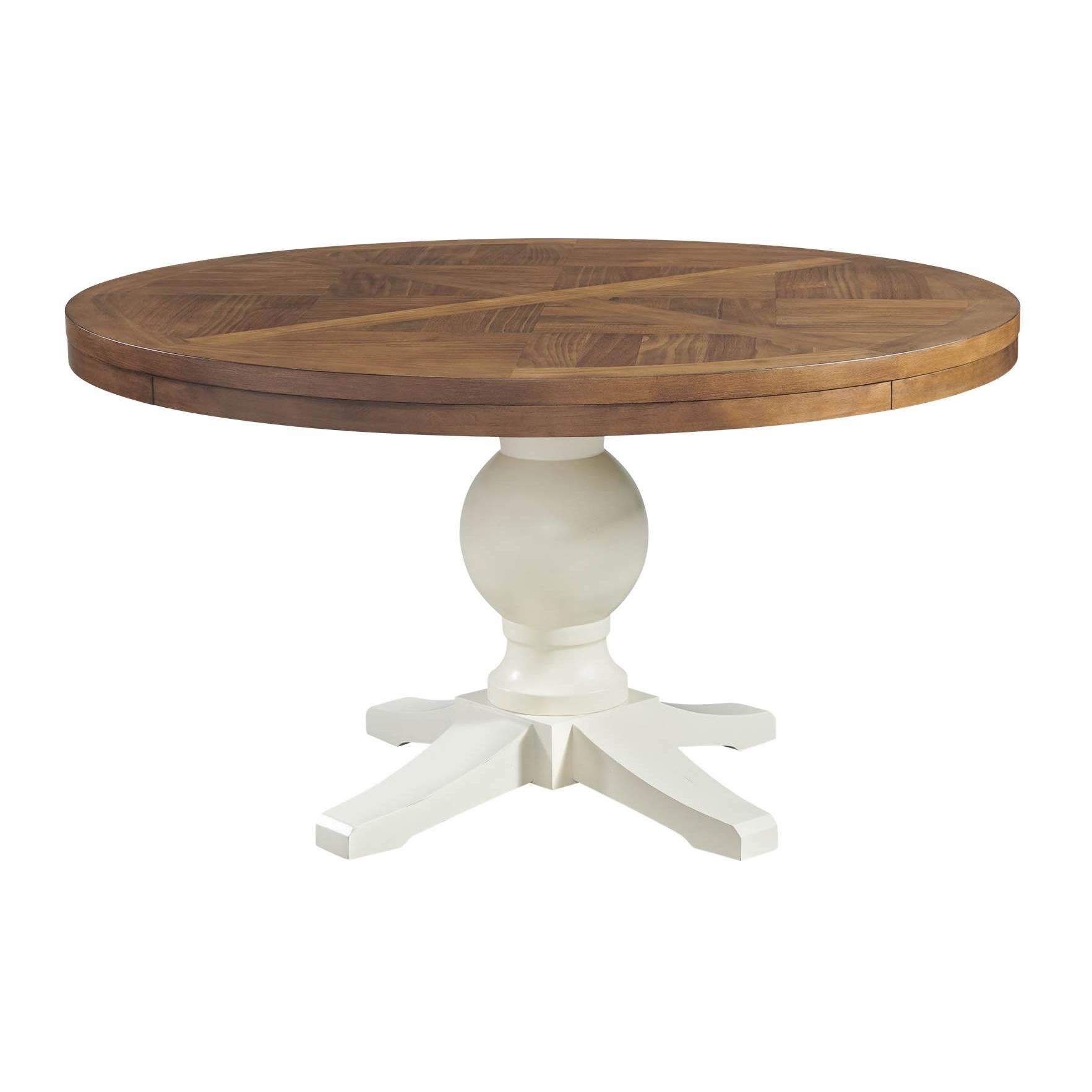  Elements International Park Creek DPK100RDTB Round Dining Table IMAGE 1