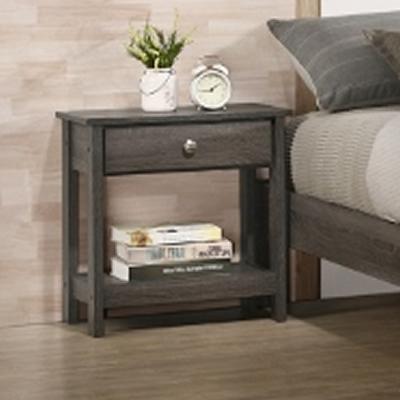 Crown Mark Skyler 5109GY-2 Nightstand - Grey IMAGE 1