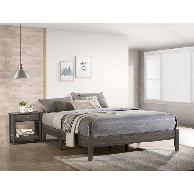 Crown Mark Skyler 5109GY-2 Nightstand - Grey IMAGE 2