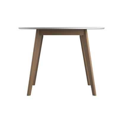 Coaster Furniture Breckenridge 192790 Round 40-inch Round Dining Table - Matte White IMAGE 2