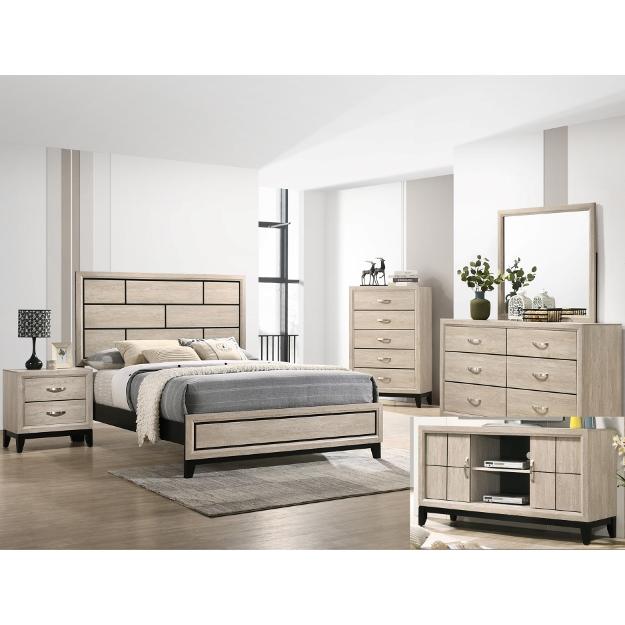 Crown Mark Akerson B4630-1 Dresser - Drift Wood IMAGE 2