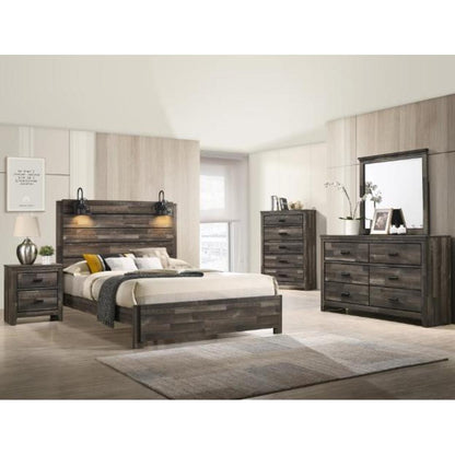 Crown Mark Carter B6800-K-BED King Panel Bed in One Box IMAGE 2
