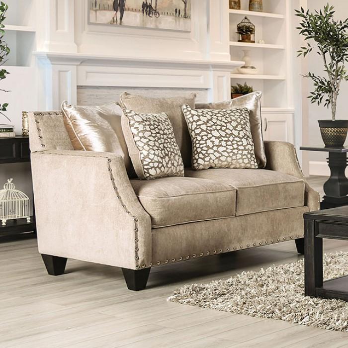  Furniture of America Hendon Stationary Fabric Loveseat SM6226-LV IMAGE 1