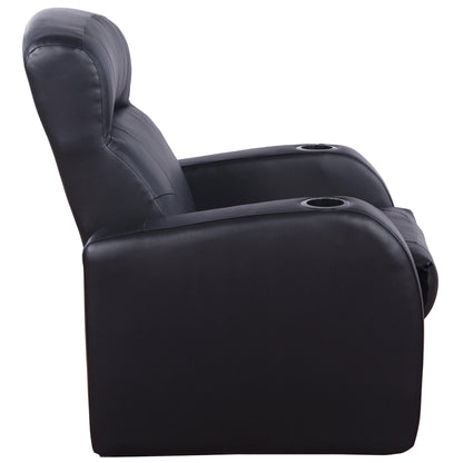  Coaster Furniture Cyrus 600001-S3B 3 pc Home Theater Seating IMAGE 6