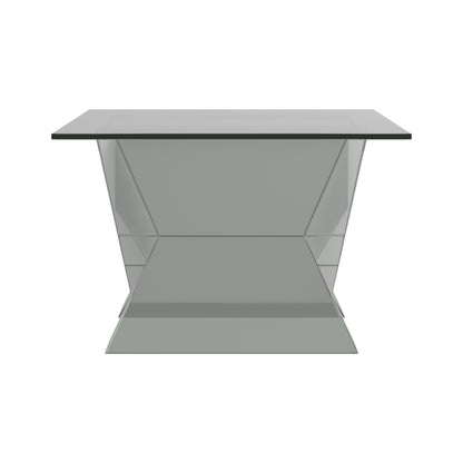  Coaster Furniture Taffeta 723448 Glass Top Mirrored Acrylic Coffee Table - Silver IMAGE 3