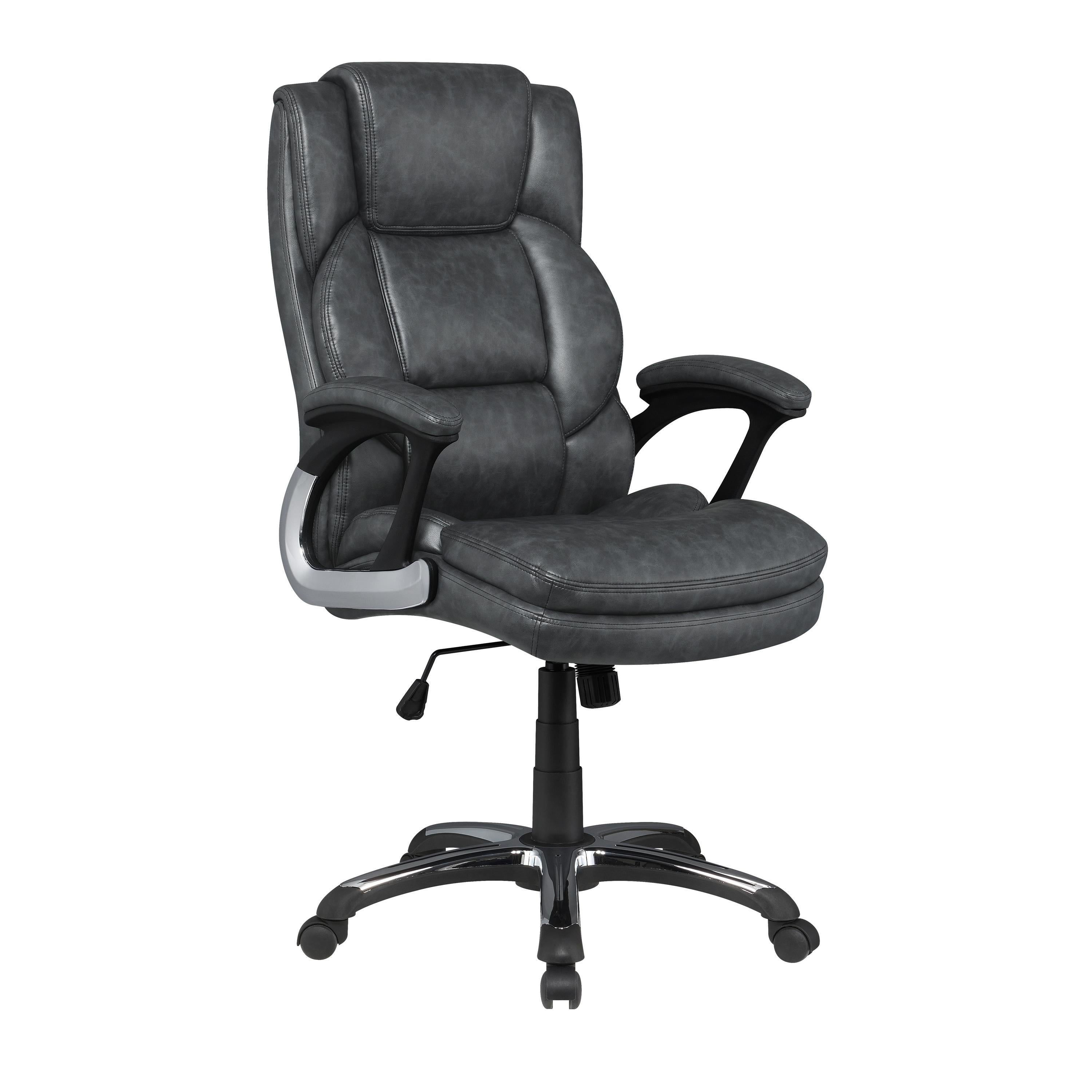 Coaster Furniture Nerris 881183 Upholstered Adjustable Home Office Desk Chair - Grey IMAGE 1