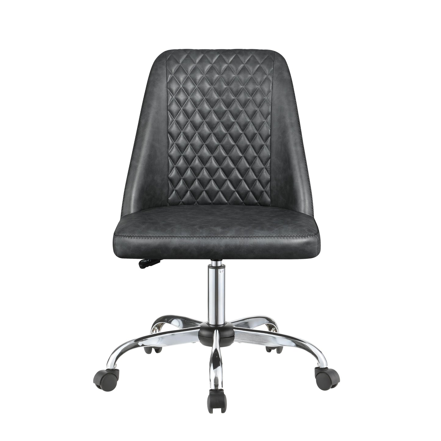 Coaster Furniture Althea 881196 Upholstered Adjustable Home Office Desk Chair - Grey IMAGE 2