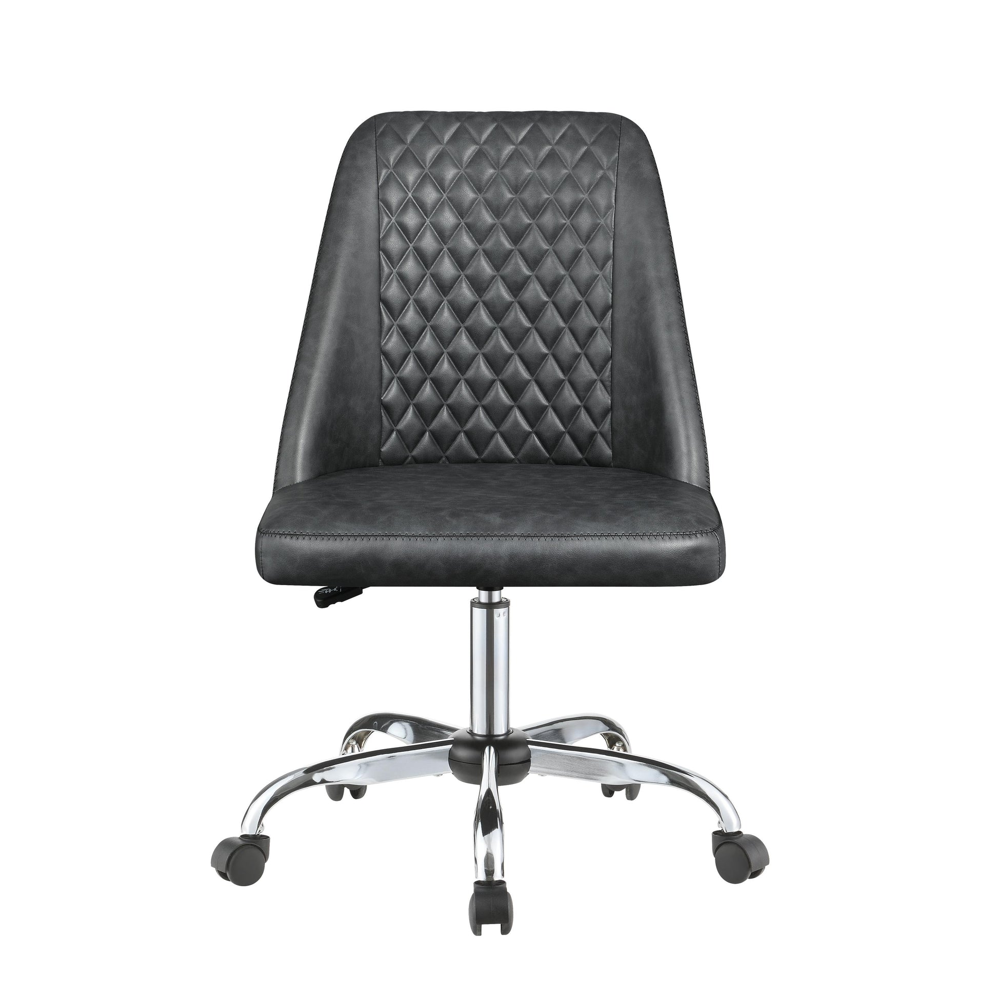 Coaster Furniture Althea 881196 Upholstered Adjustable Home Office Desk Chair - Grey IMAGE 2