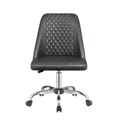 Coaster Furniture Althea 881196 Upholstered Adjustable Home Office Desk Chair - Grey IMAGE 2