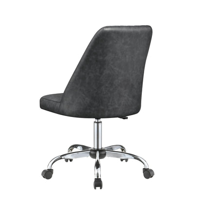 Coaster Furniture Althea 881196 Upholstered Adjustable Home Office Desk Chair - Grey IMAGE 4
