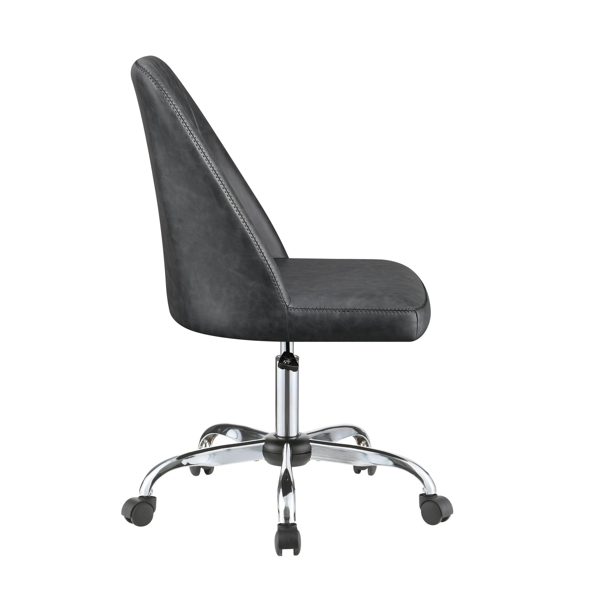 Coaster Furniture Althea 881196 Upholstered Adjustable Home Office Desk Chair - Grey IMAGE 6