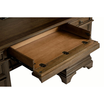  Coaster Furniture Hartshill 881283 66-inch 5-Drawer Credenza with Hutch - Burnished Oak IMAGE 10