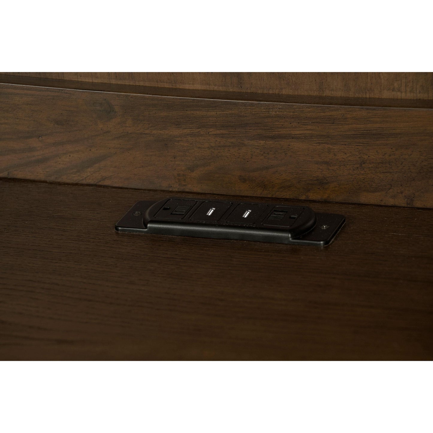  Coaster Furniture Hartshill 881283 66-inch 5-Drawer Credenza with Hutch - Burnished Oak IMAGE 14