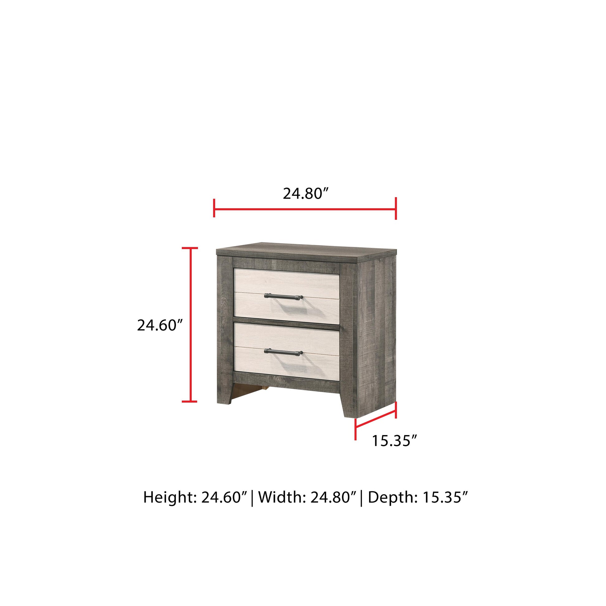 Crown Mark Rhett B8170-2 Nightstand IMAGE 3