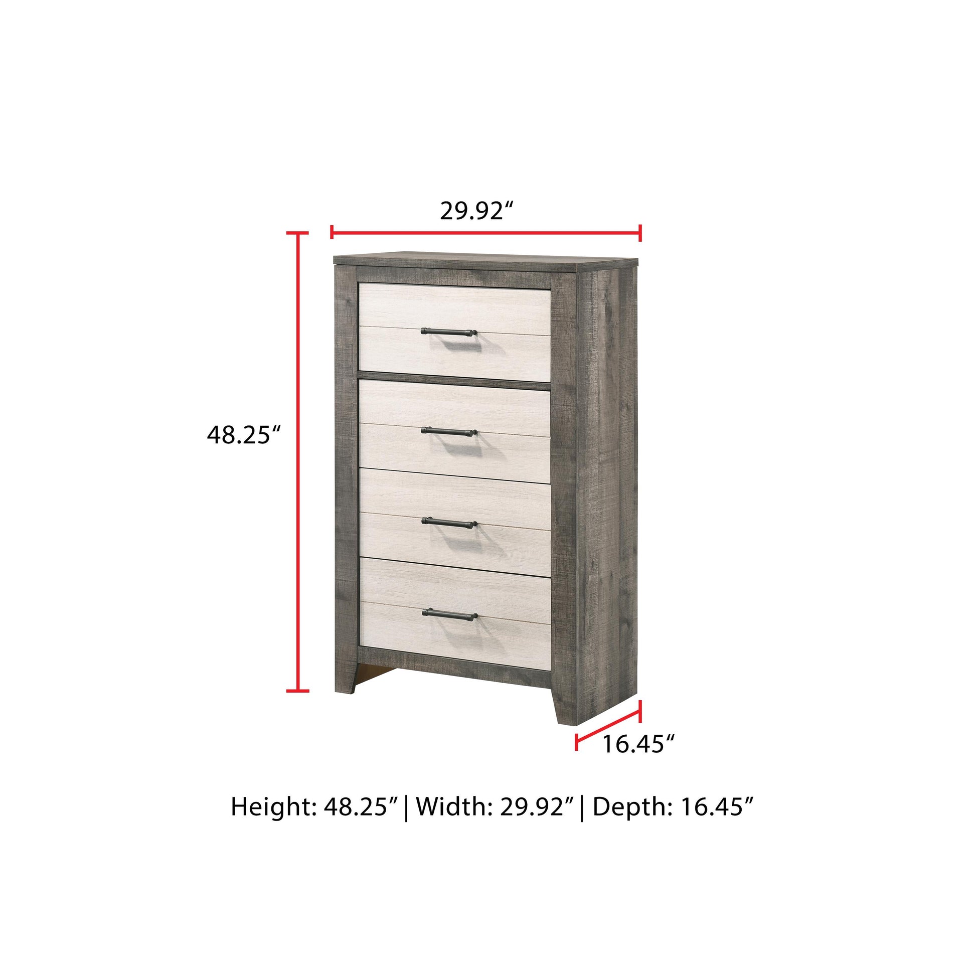 Crown Mark Rhett B8170-4 Drawer Chest IMAGE 3