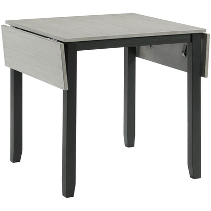 Elements International Martin DMT3003DLDS 3 pc Dinette - Grey/Black IMAGE 3