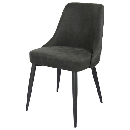 Coaster Furniture Cosmo 106046 Upholstered Dining Side Chair - Grey IMAGE 3
