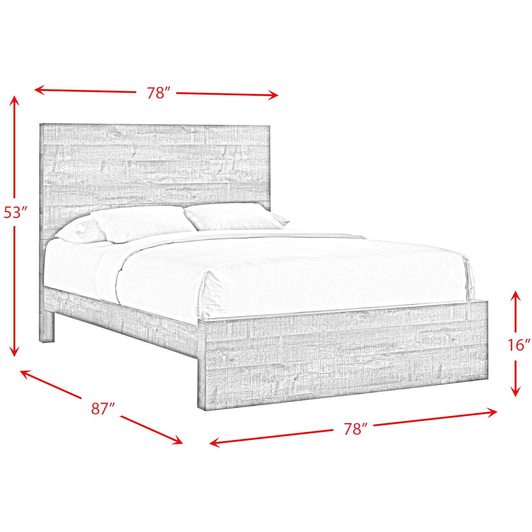 Elements International Bailey BY500KB King Panel Bed IMAGE 5