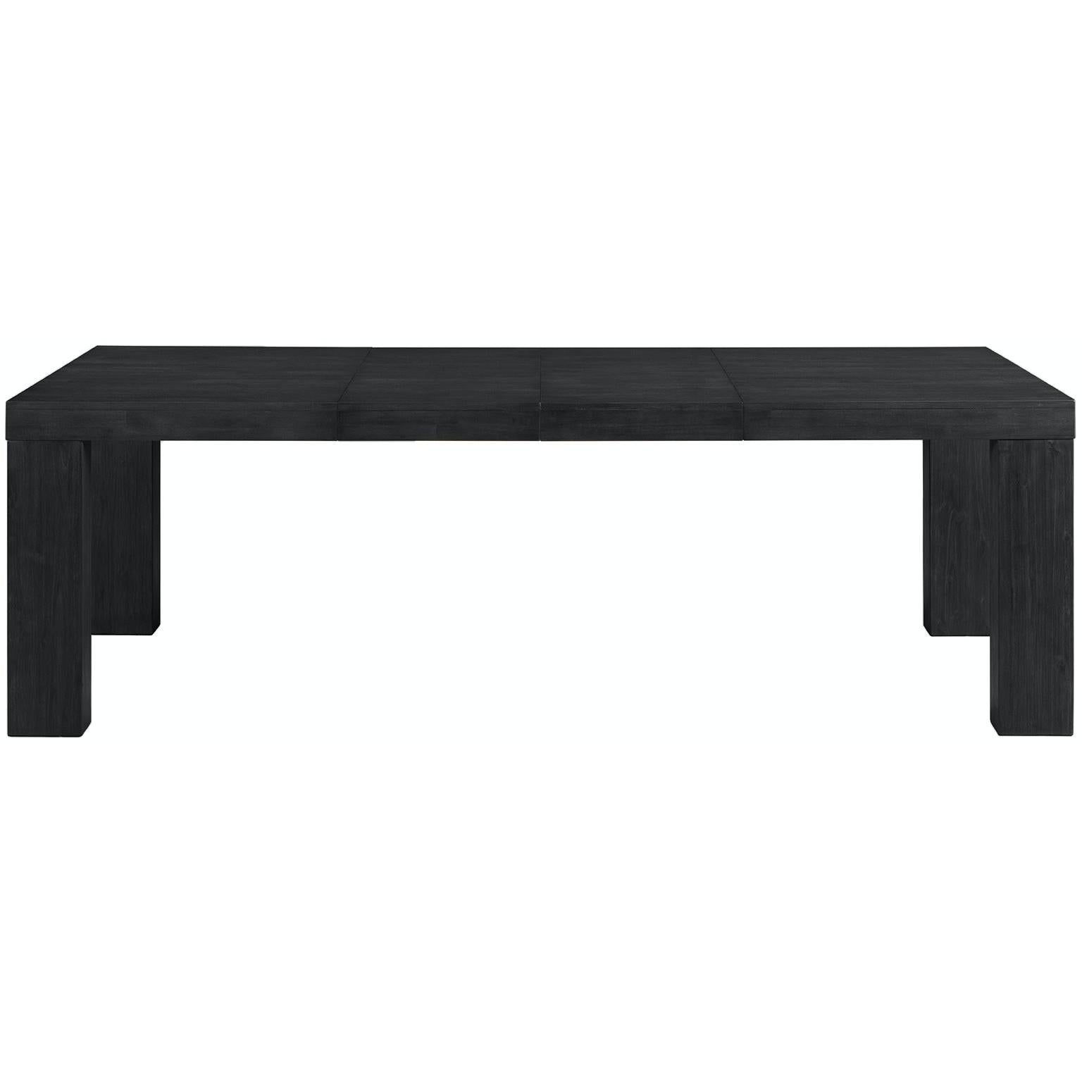  Elements International Grady DGD818DTB Dining Table - Black IMAGE 1