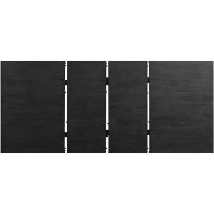  Elements International Grady DGD818DTB Dining Table - Black IMAGE 3