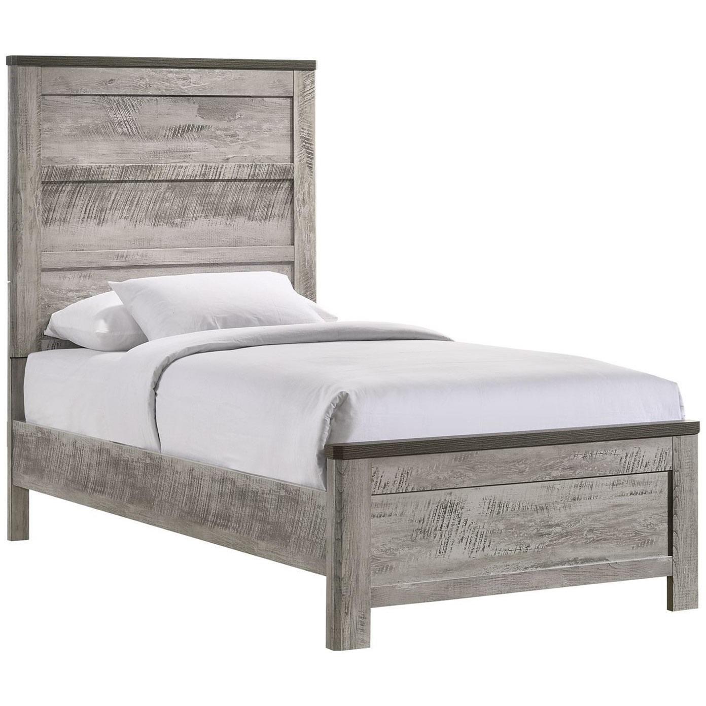 Elements International Millers Cove MC300TB Twin Panel Bed IMAGE 1