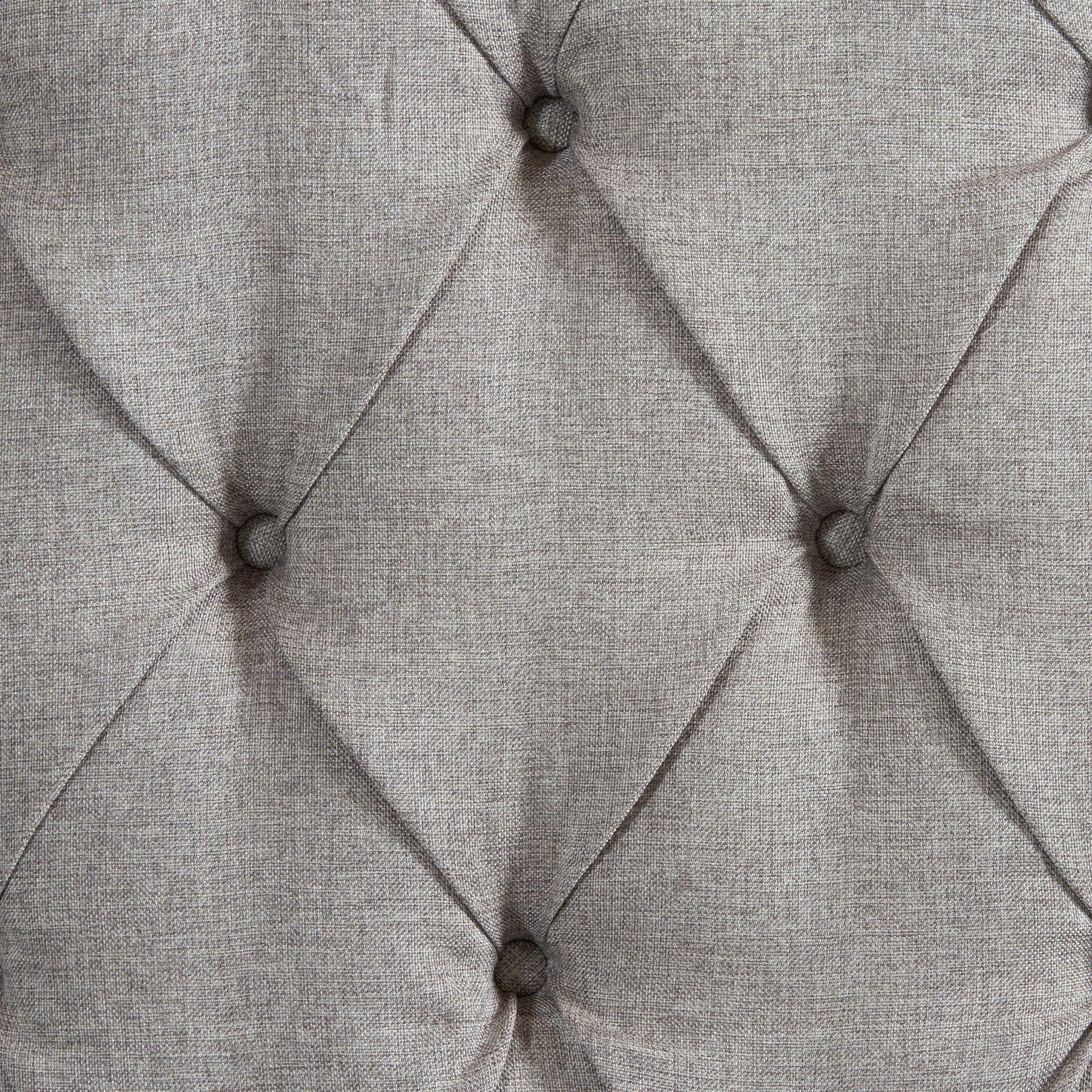 Elements International Morrow UMW092QB Queen Upholstered Bed - Gray IMAGE 5