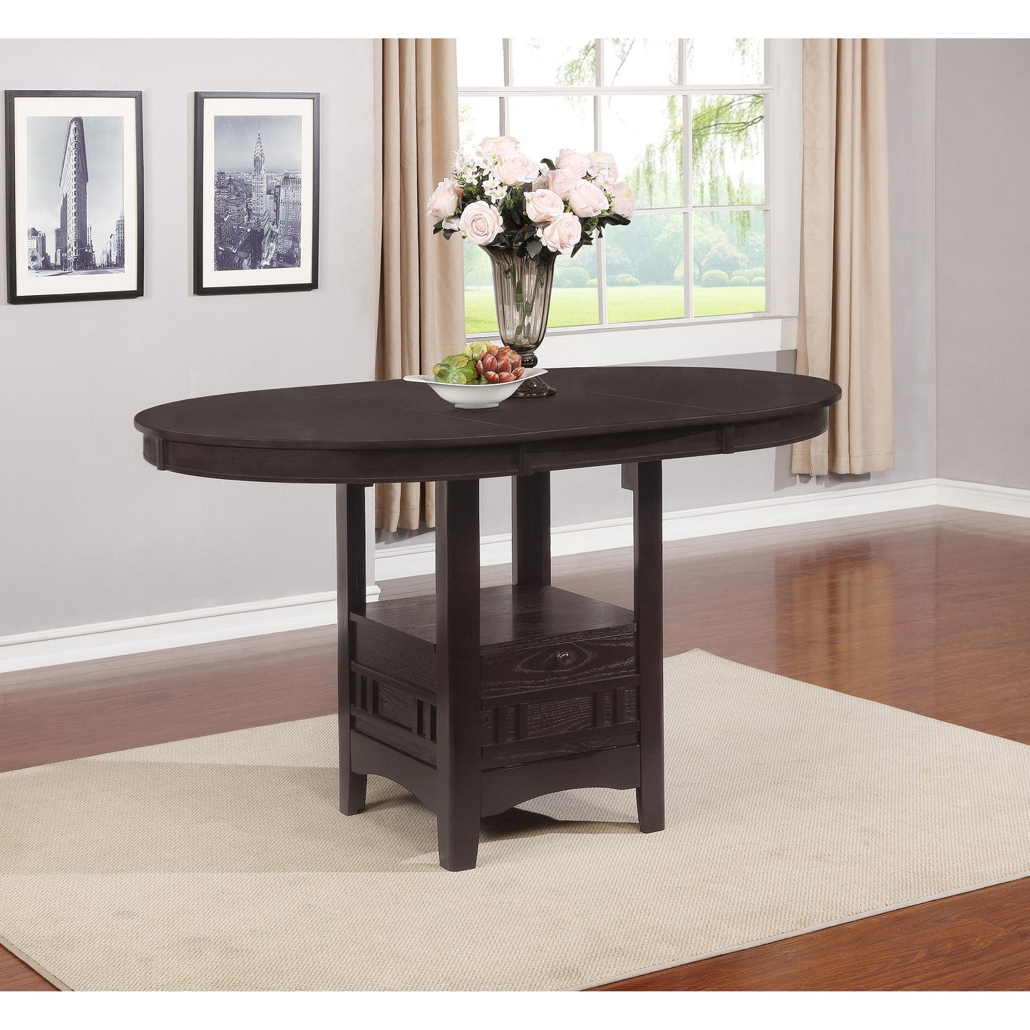  Coaster Furniture Lavon 102888 5 pc Counter Height Dining Set IMAGE 2