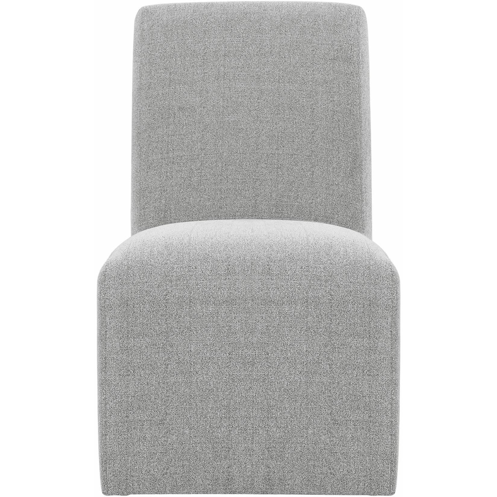  Elements International Nero Upholstered Side Chair Set IMAGE 2