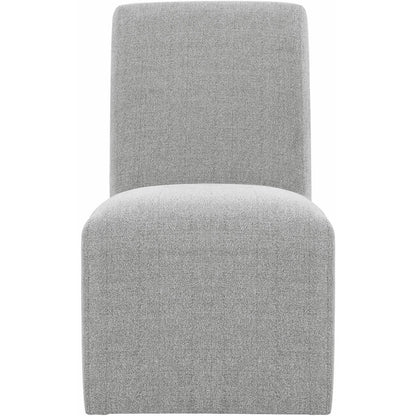  Elements International Nero Upholstered Side Chair Set IMAGE 2