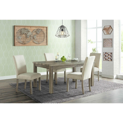  Elements International Oak Lawn Upholstered Side Chair Set IMAGE 8